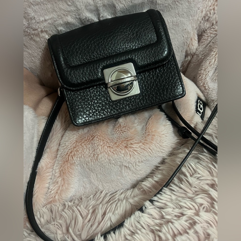 Marc by Marc Jacobs Leather Schooly Black Handbag Crossbody